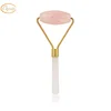 2019 best selling beauty real natural rose quartz stones jade roller face and body massager products