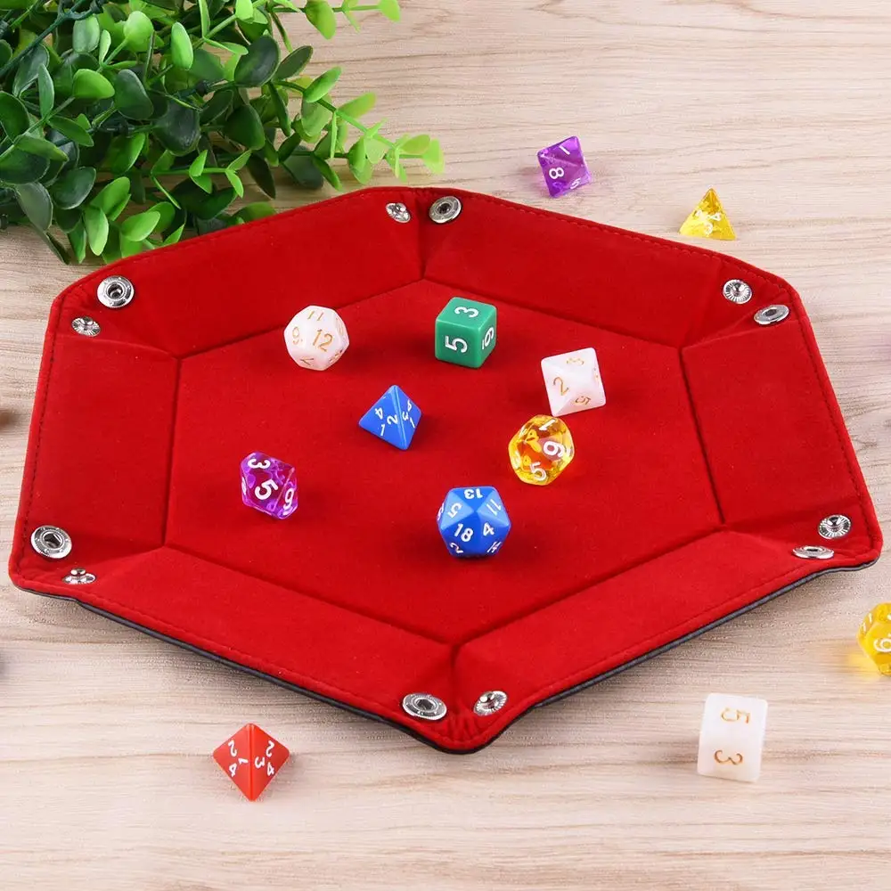 Hot Sale Personal Pu Leather Dice Rolling Tray Set Buy Dice Rolling