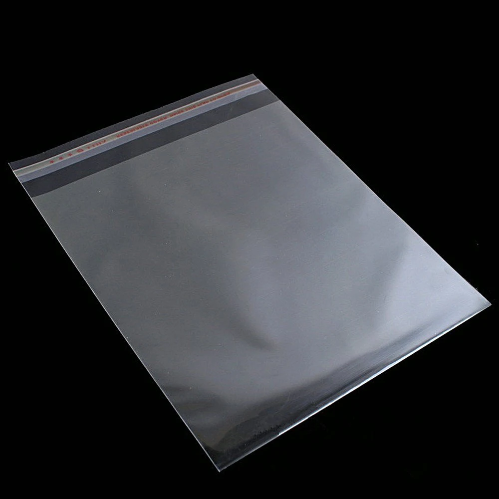 opp custom printed plastic self adhesive packaging bags with hole