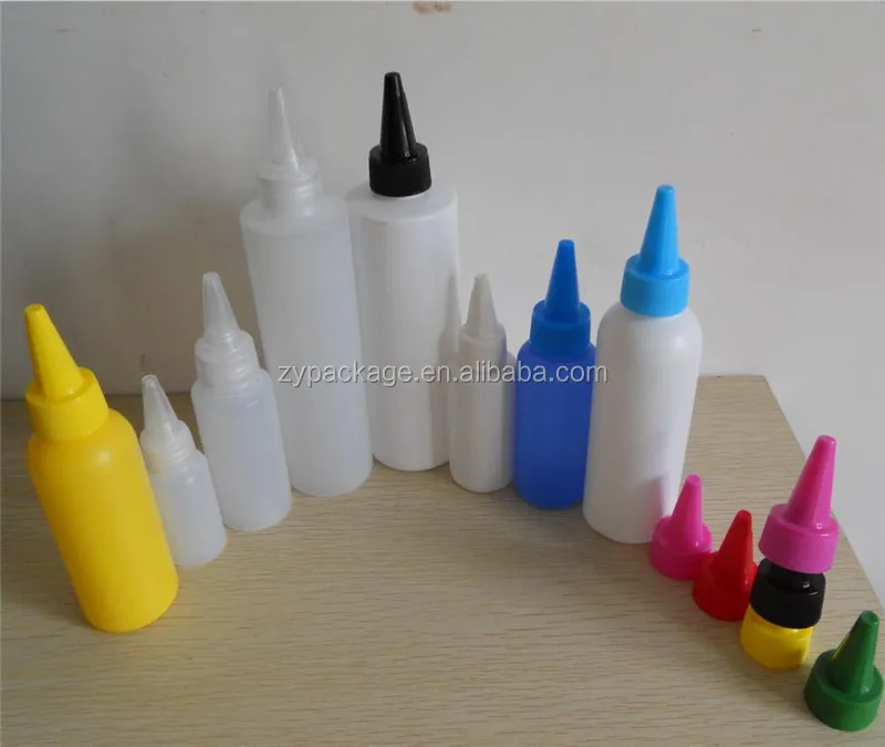 50ml 100ml Squeeze Bottle With Nozzle,100ml Plastic Bottle With Long