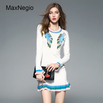 Maxnegio レディーストップ 10 セーターファッションドレス広州卸売