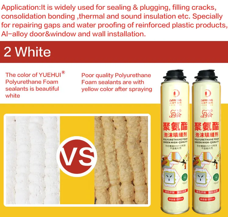 Wholesale Nonflammable Speed Adjustable Polyurethane Rebond Spray Foam