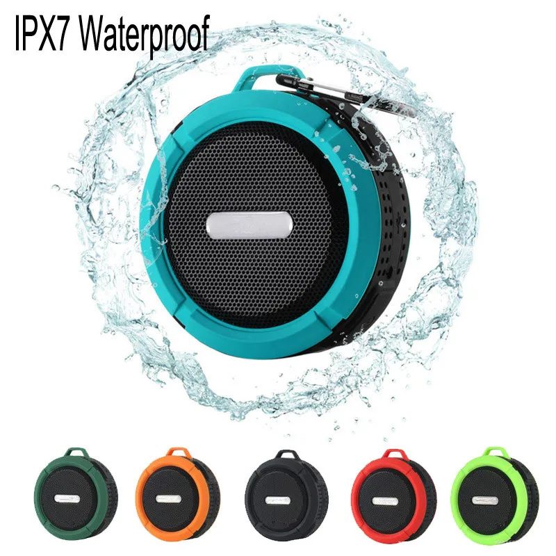 2019 Trending Products Wireless Car Bluetooth Speaker Outdoor Sport Portable C6 Waterproof Speaker
