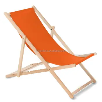 Folding Wooden Arms Beach Chair Reclining Deck Wood Folding Wooden Arms Beach Chair