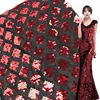 Geometric Square Embroidery Textile Party Dress New 2019 Cheap 5mm Sequin Fabric
