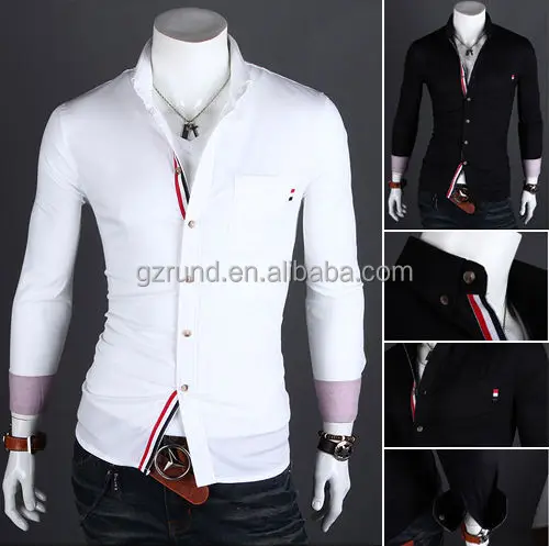 white dress mens shirt