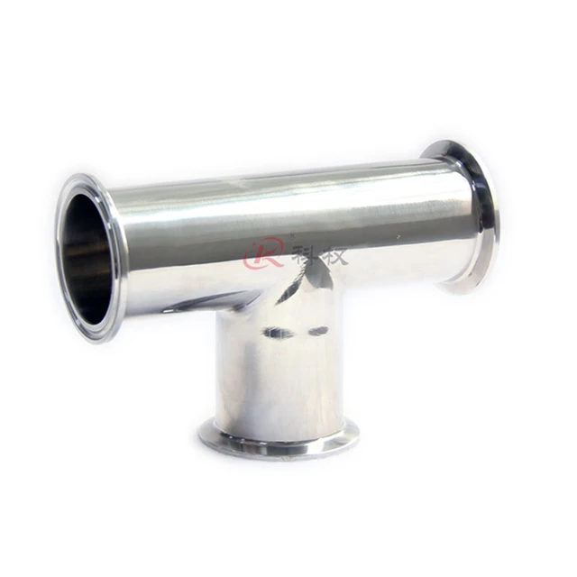 High Quality Sanitary Stainless Steel Ss316l Tri Clamp 3 Way Equal Eq Tee Pipe Fitting Buy