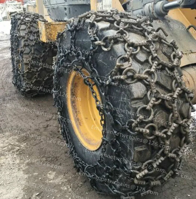 Wheel Loader Tyre Chains For Cat 980 Loader Chains Tw For Marble Quarry
