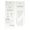 Custom Clear PVC Window Macbook Pro Keyboard Protector Paper Packaging Box With Hang Hole
