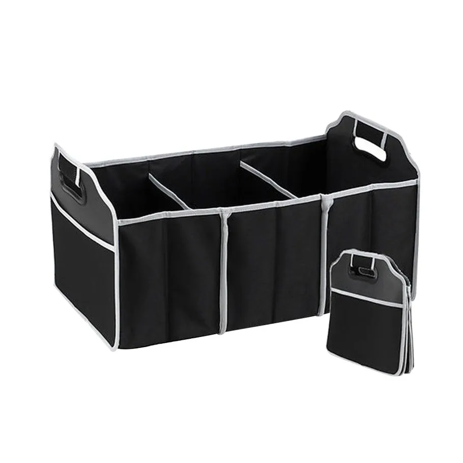 Car Multi-Pocket Organizer Large Capacity Folding Storage Bag Trunk Stowing and Tidying#SB0013