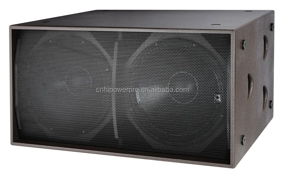 Dual 18 Inch Subwoofer Speakers Qgs218 Professional Outdoor Stage