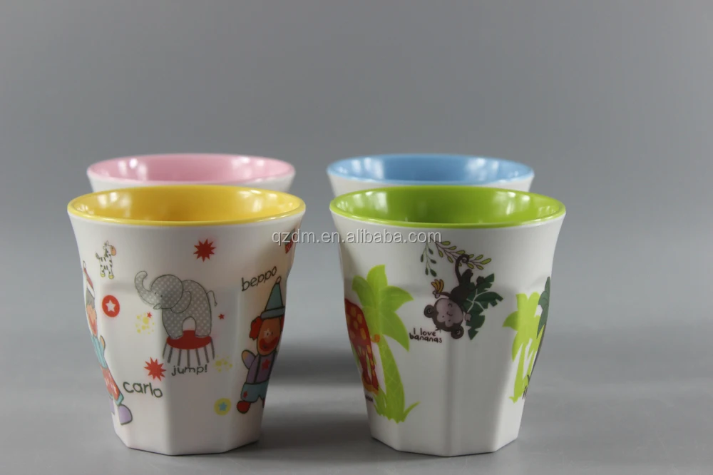 2015 Popular Design 2 Ton Melamine Cups For Children