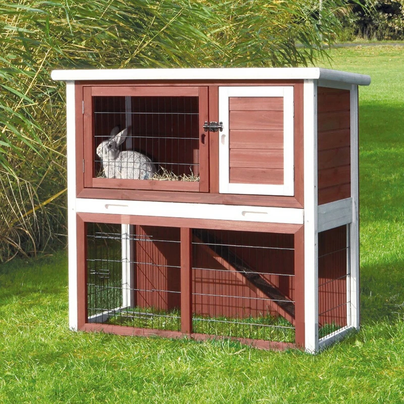 Large Luxury Double Decker Wooden Rabbit Hutch Buy Wooden Rabbit