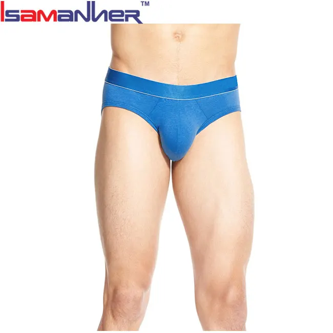 Men's Triangle Briefs Laser Embossed Pattern Waistband Modal Low Rise Sexy  Underwear - China Underwear and Underpants price