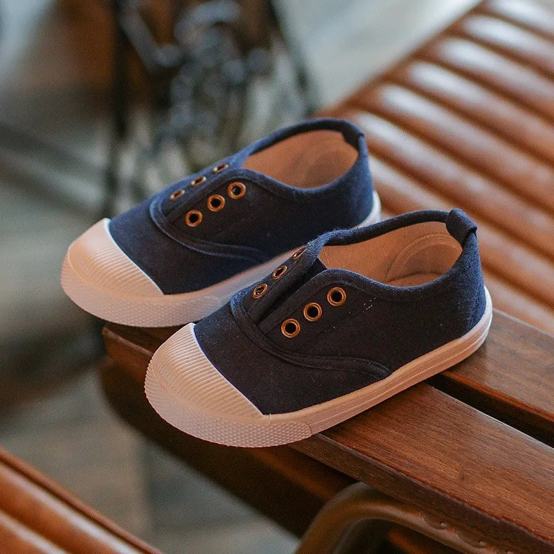 Wholesale 2018 New Design Kids Canvas Shoes Skid
