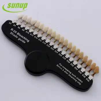 Teeth whitening shade guide sale