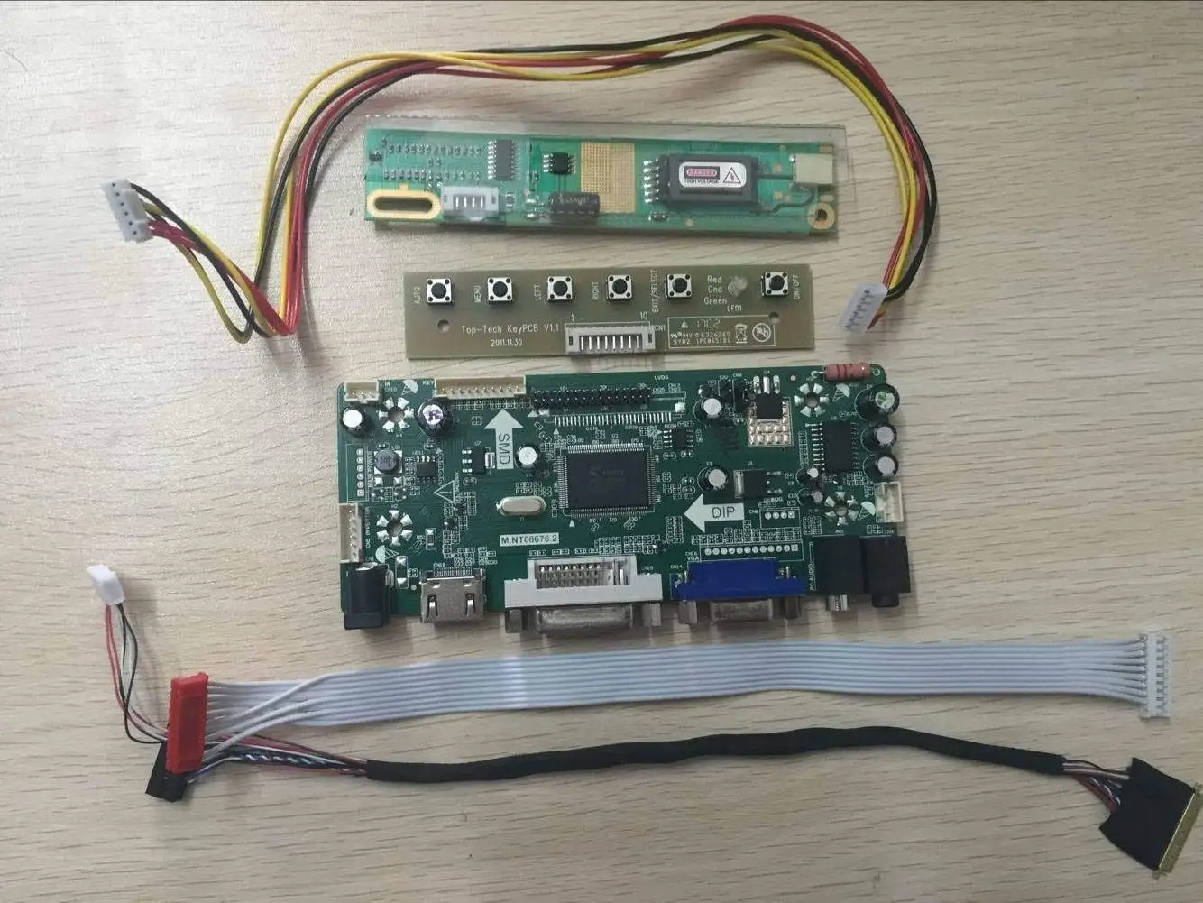DVI VGA LCD LED LVDS Controller Board Driver kit for B156HW02 V1 HDMI