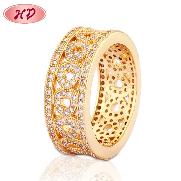 Ethiopia Dubai Gold Rings For Women Girls Wedding Rings Trend Ring Jewelry  Party - Rings - AliExpress