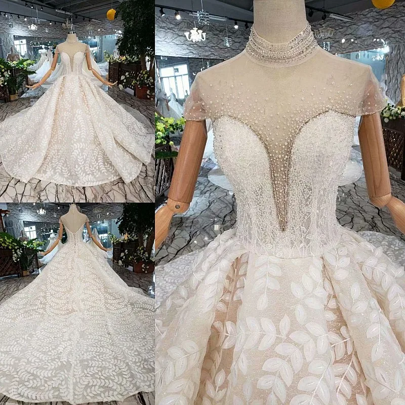China Guangzhou Wedding Dress Luxury Bridal Gown High