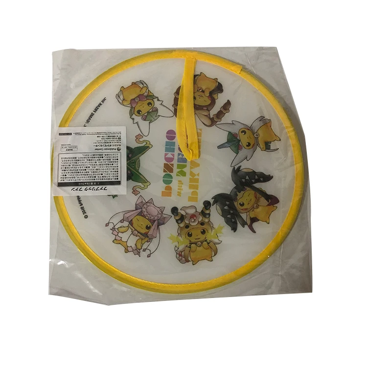 Custom Round Nylon Colourful Folding Fan With Pouch Buy Olding Fan