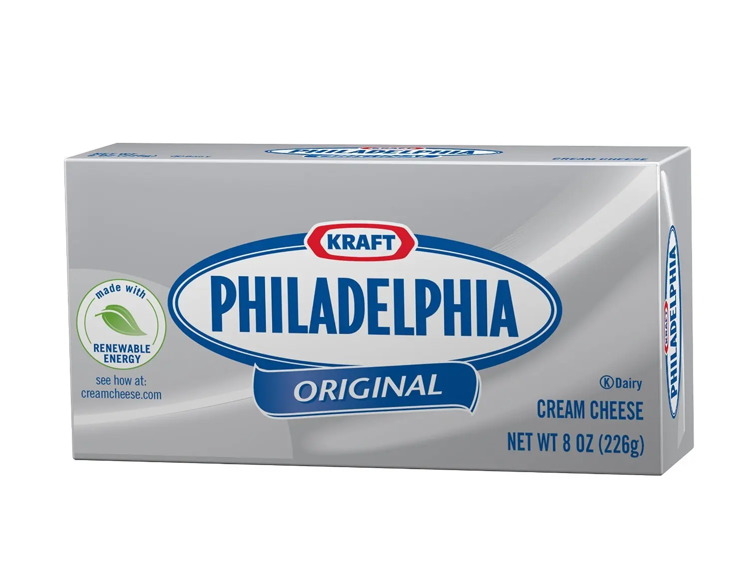 Kraft Philadelphia Original Cream Cheese 8 Oz (6 Pack) .