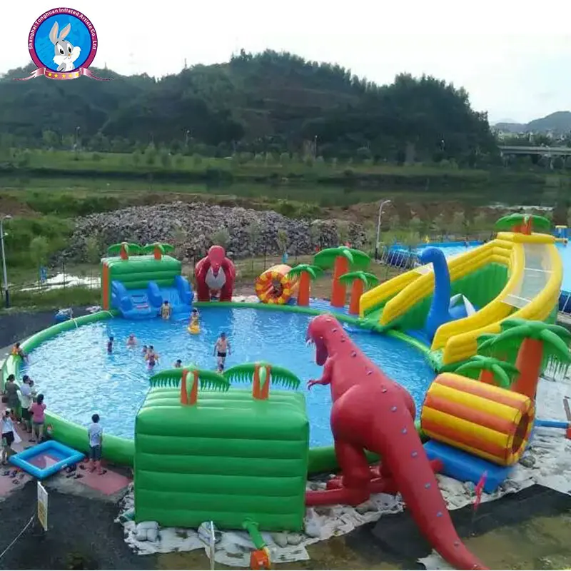 outdoor water inflatable park