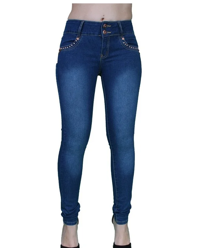 Wholesales Jeans Women Skinny Bead Decorative Brazilian Butt Denim ...