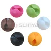 Silicone Desk Manager Sticker Table Edge Computer Cable Clip