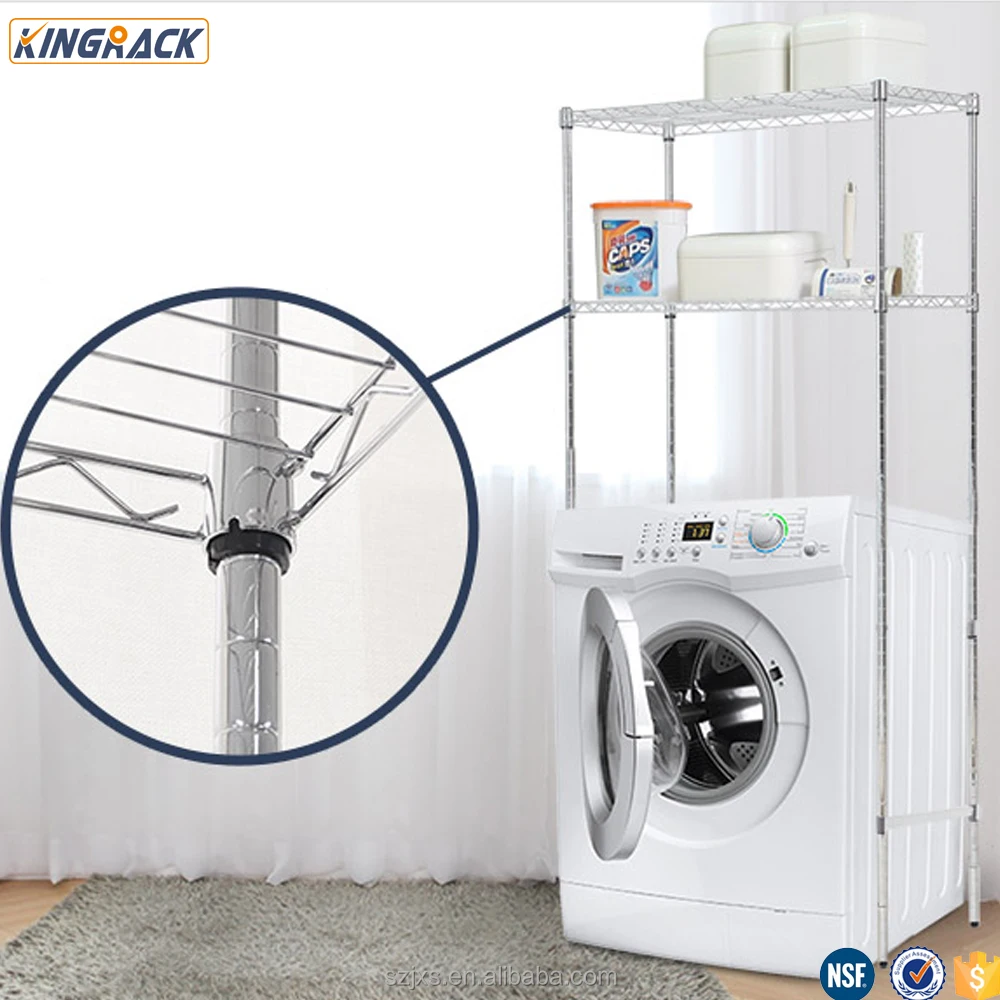 Haushaltswaren Metall Stabile Waschmaschine Storage Verchromung Draht