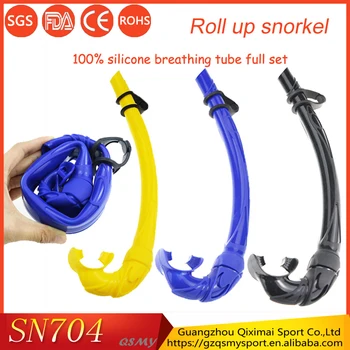 Top Sale Scuba Diving Snorkel Folding Adult Snorkel Freediving ...