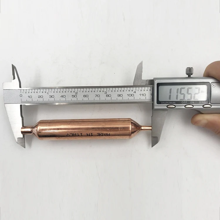 15g 1/4" Tube To Capillary Tube 15 G Copper Spun Refrigeration Filter