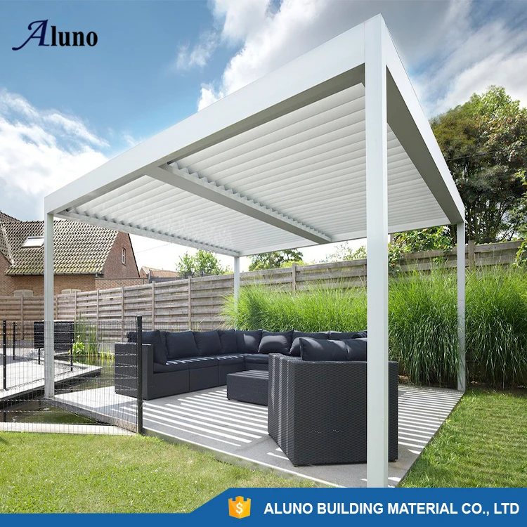 2016 neue design vertikale auÃen motorisierte aluminium pergola ...