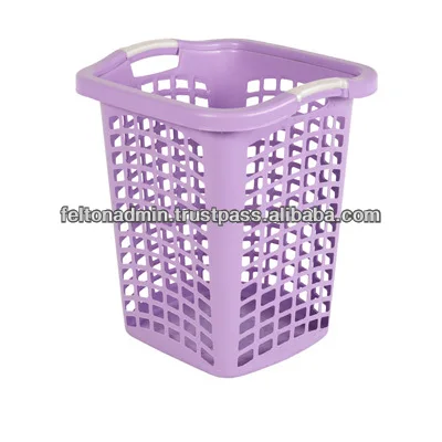 purple laundry basket