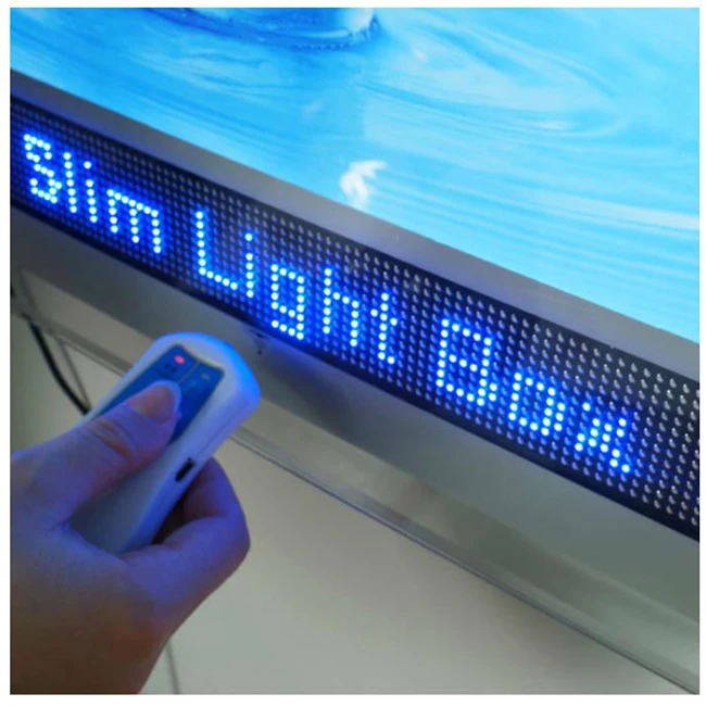 High Brightness Cable Suspension LED light box for real estate agents window display