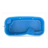 Free standing fiberglass inground swimming pool slides plastic shell