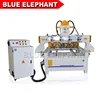 800*900mm Rotary Wood Machine , Cnc 4 Axis Router Cnc Woodworking with Four Spindles