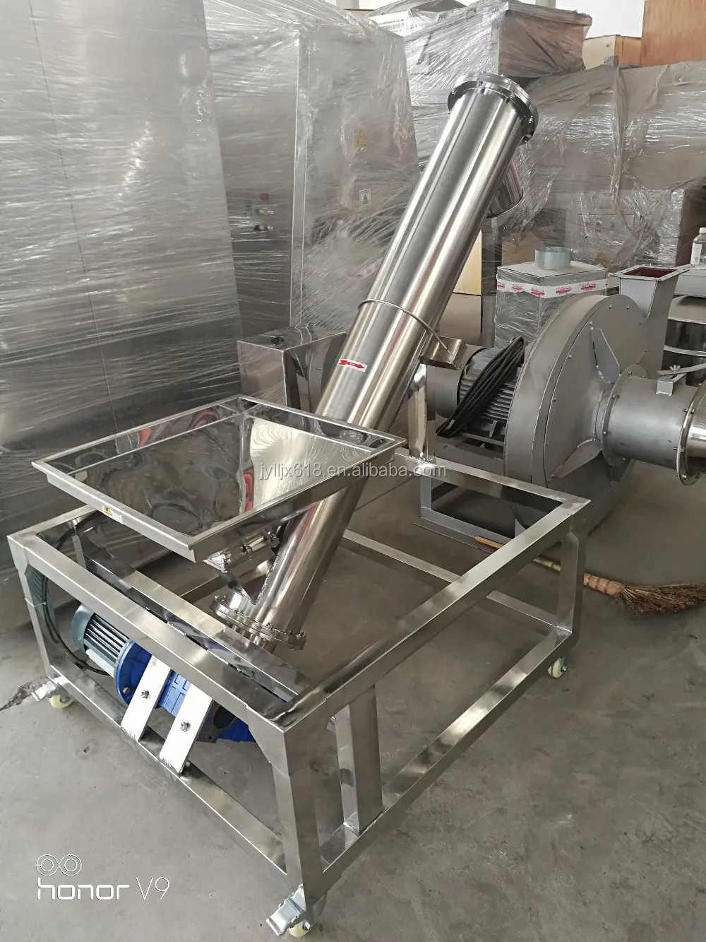Powder auger conveyor / Screw conveying machine / Spiral conveying equipment