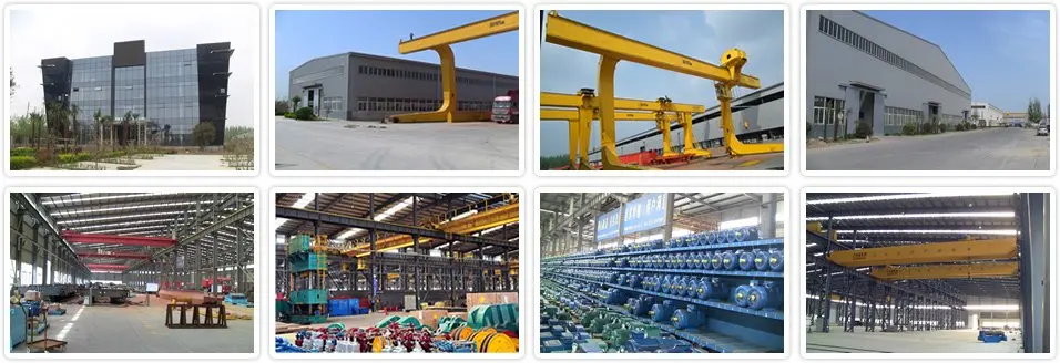 5 6.3 10 15 20 ton European single girder overhead travelling crane made in China for sale