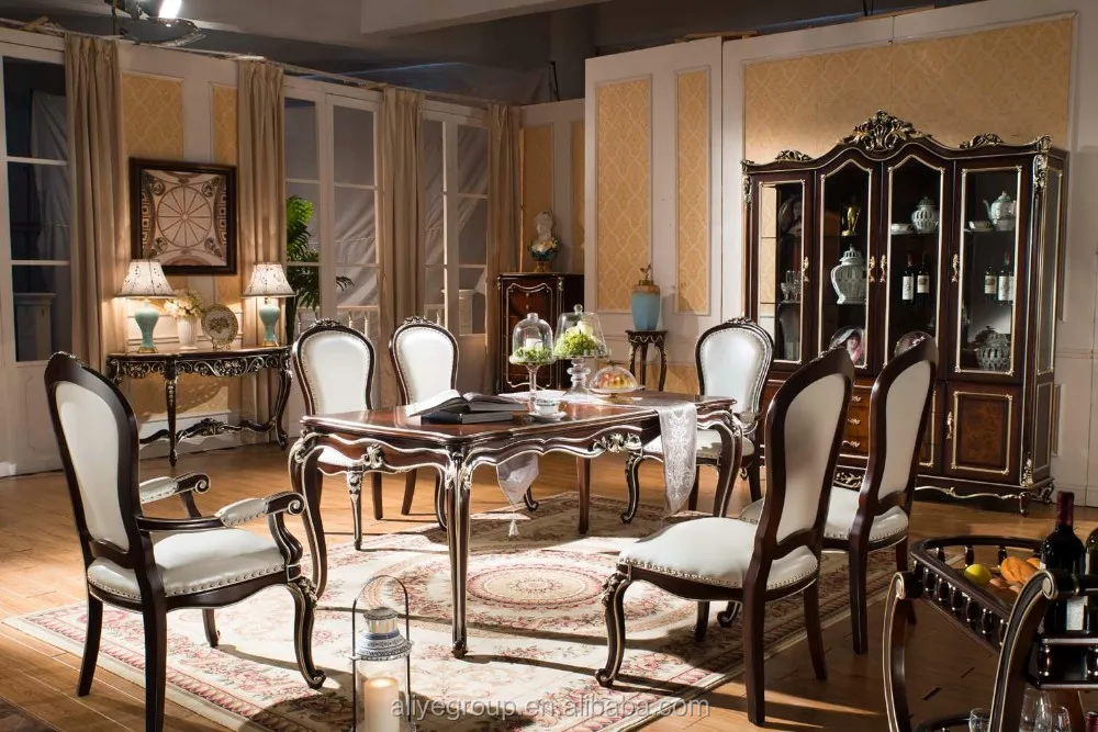 At26 Dining Table Wood Eastern Mediterranean Style At26 Dining Table Wood Eastern