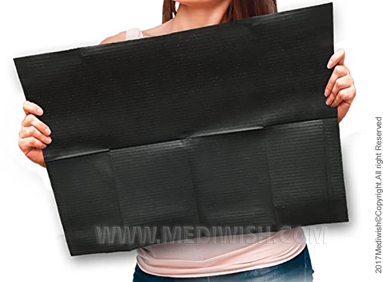 Black Dental Bib Disposable For Dental Visitors With Ce,Iso Buy Black