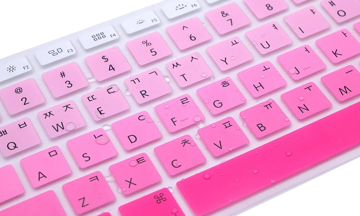 Силиконовые клавиатура розовая