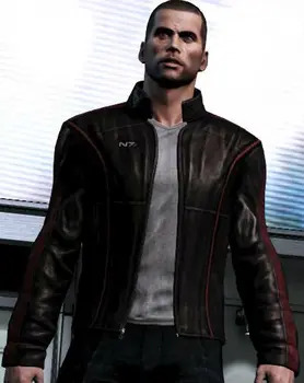 Mass Effect N7 Veste Buy Vestes En Cuir,Vestes De Jeu Meilleur Mass Effect N7 Véritable Veste en cuir Noir