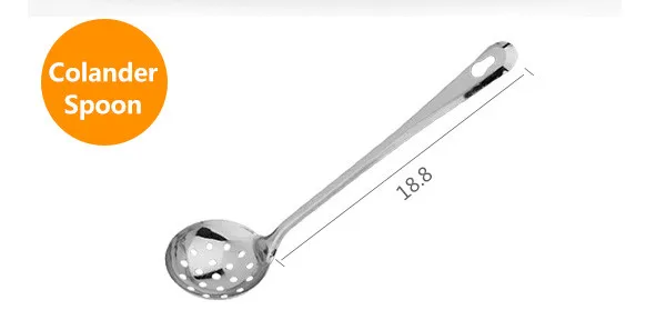 Stainless Steel Skimmer Spoon Kitchen Serving Tools Utensils for Hot Pot