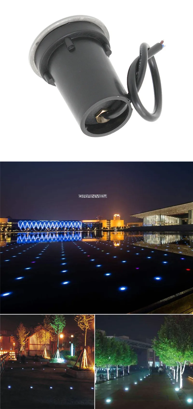 1w 迷你 12v 220v 110v led 摊铺灯 led 埋地灯/led 埋地灯