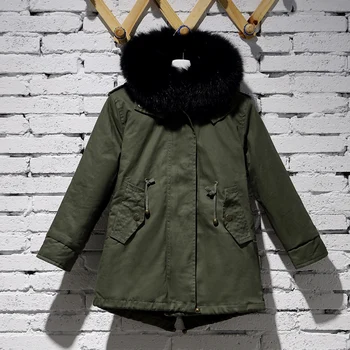 real fur lined parka