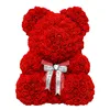 Rose HandMade Bear Artificial Flowers for Valentine's Day Father's Day Mother's Day Graduation Christmas Anniversaries