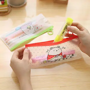 transparent pencil pouch