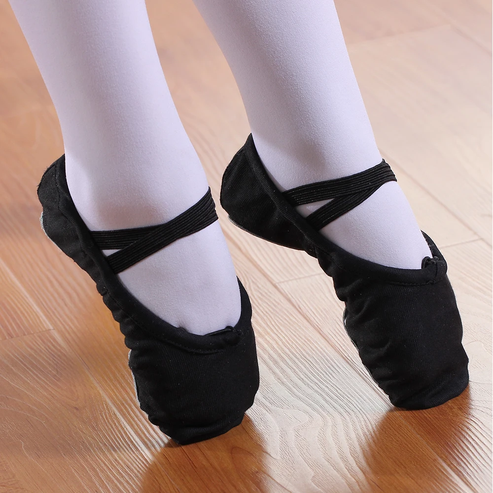 Multicolor Canvas Split Sole Soft Professional Ballet Slippers Dance Shoes,Practice Ballet