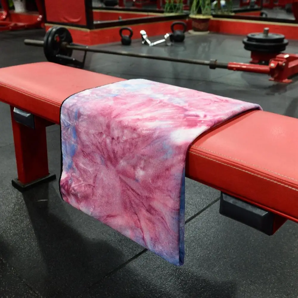 Custom Wholesale Tie Dye Micro Fiber Bikram Yoga Towel With Private