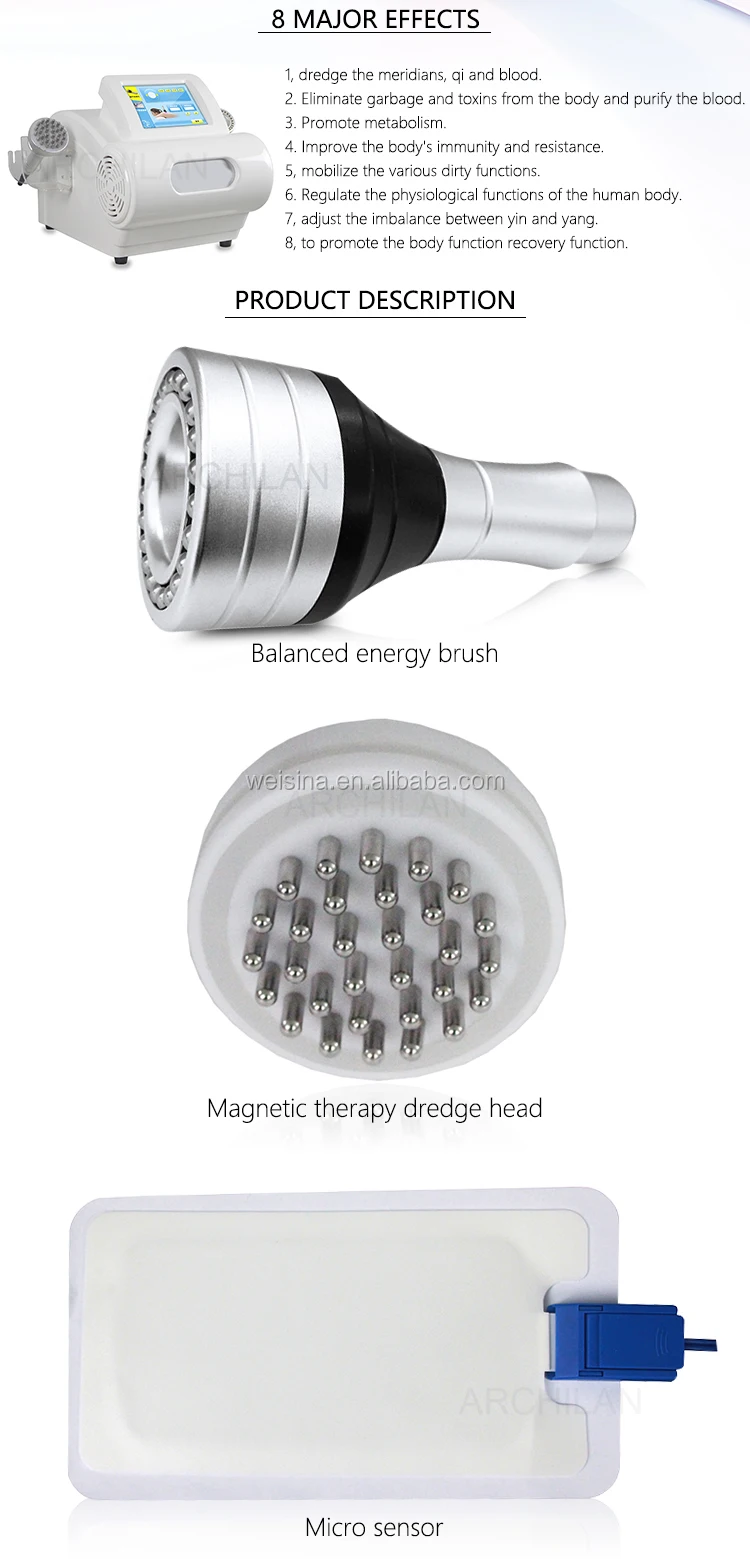 Therapy Lymphatic Drainage Vacuum Machine Digital Meridian